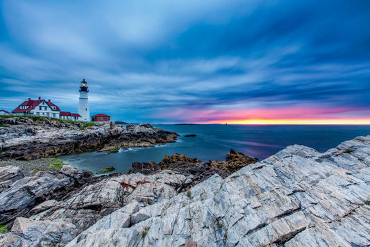 Ocean Photography - Maine Lighthouse