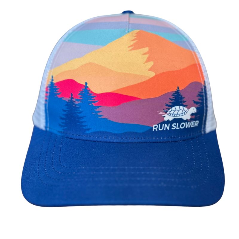 5-Panel Performance Trucker Hat - Stay Curious
