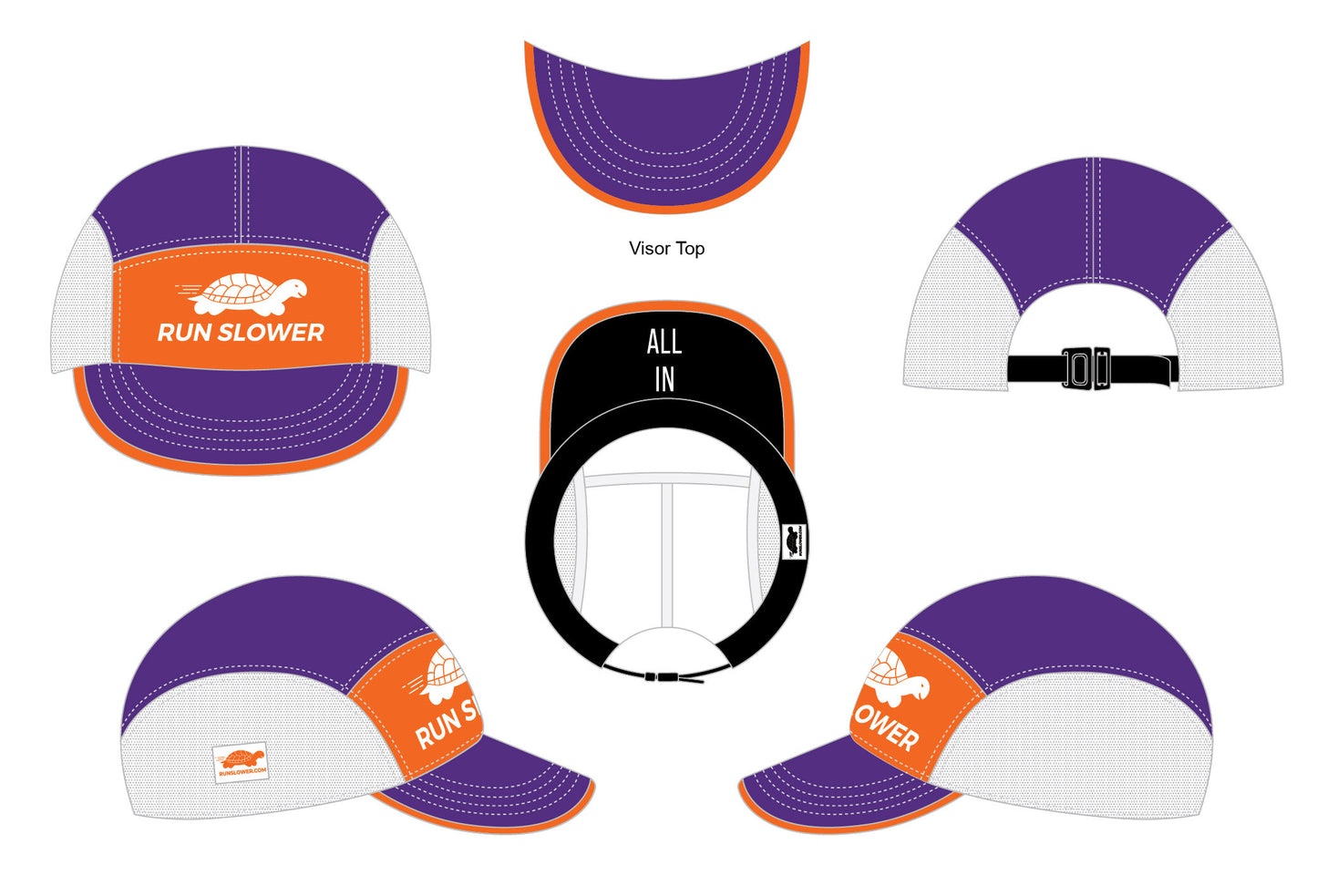 Run Hat Ventilator Mesh - All In