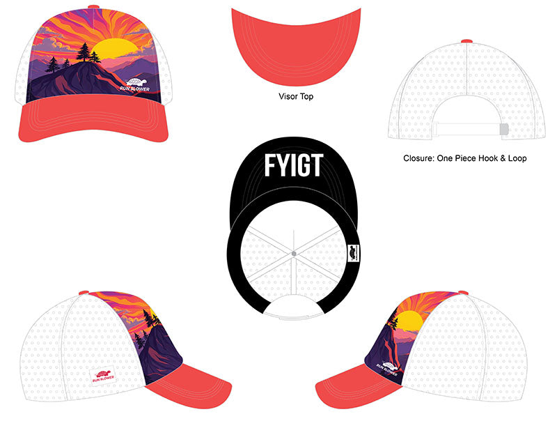 Running Trucker Hat - Morning Fire - Fyigt