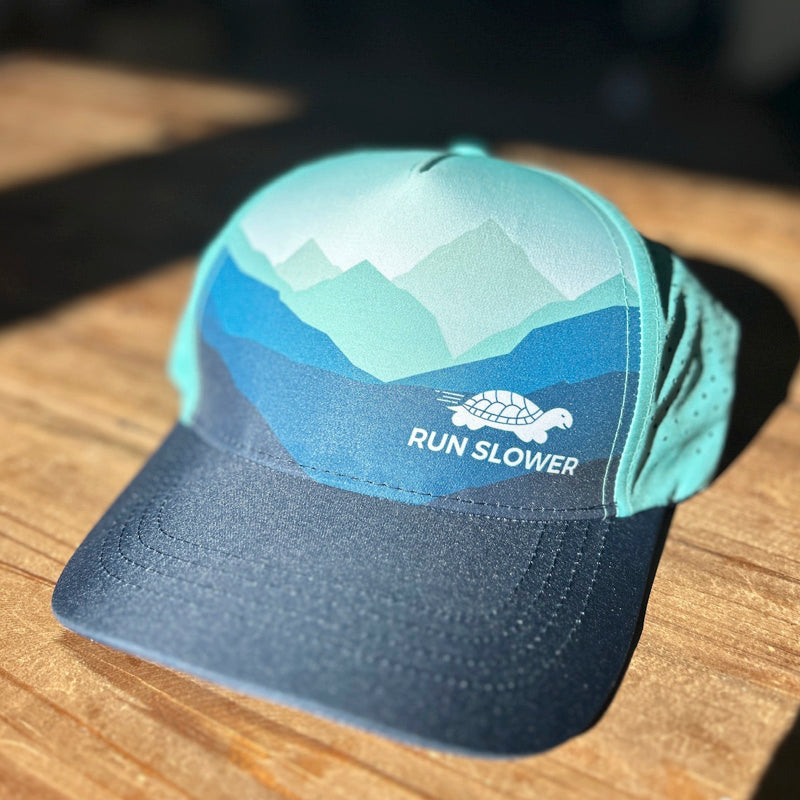 Running Trucker Hat - Blue Horizon Peaks