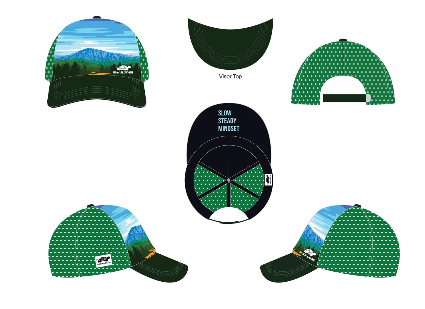Running Trucker Hat - Sugarloaf Mountain