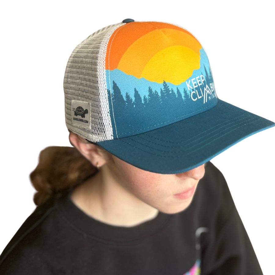 5-Panel Performance Trucker Hat - Keep Climbing Mindset