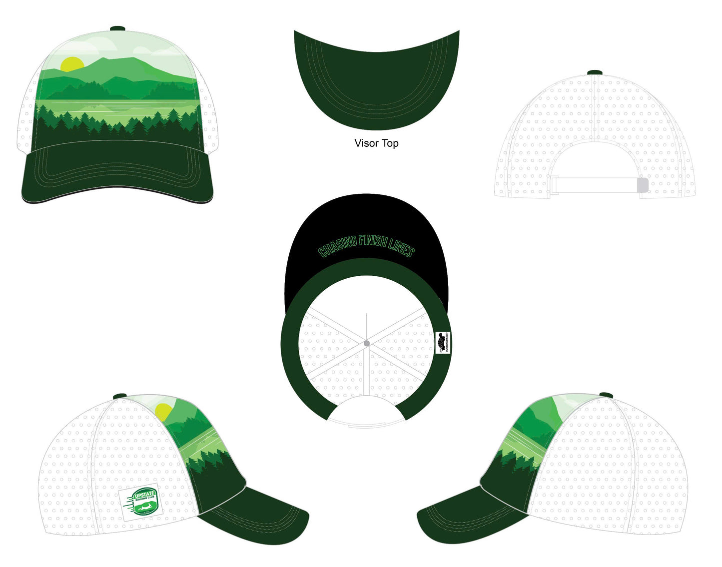 Running Trucker Hat - Upstate Running Club