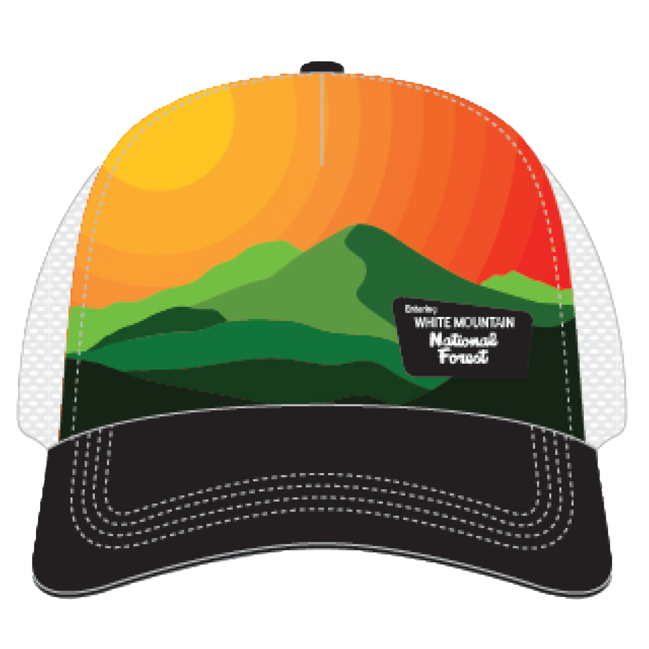 Technical Trucker Boco Hat - White Mountains New England