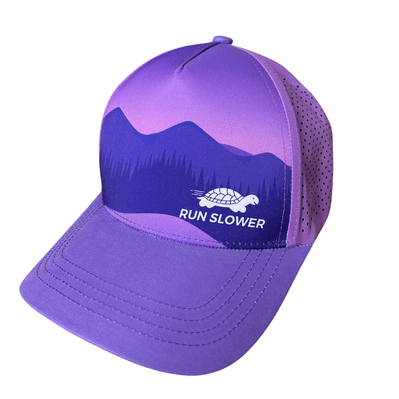 Run Slower Running Trucker - Choose Joy