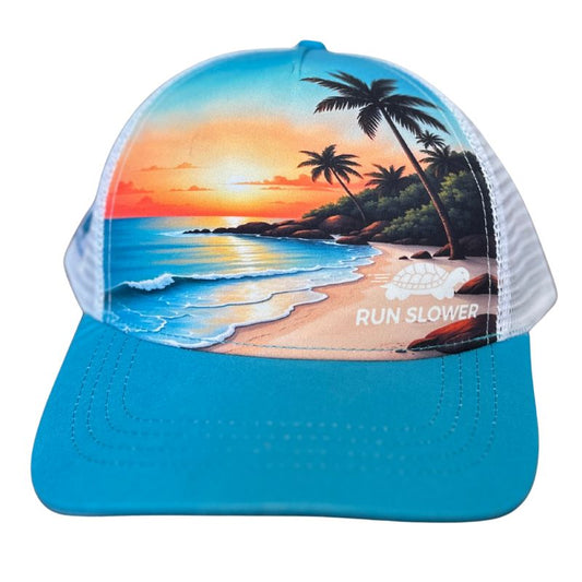 5-Panel Performance Trucker Hat - Sea More