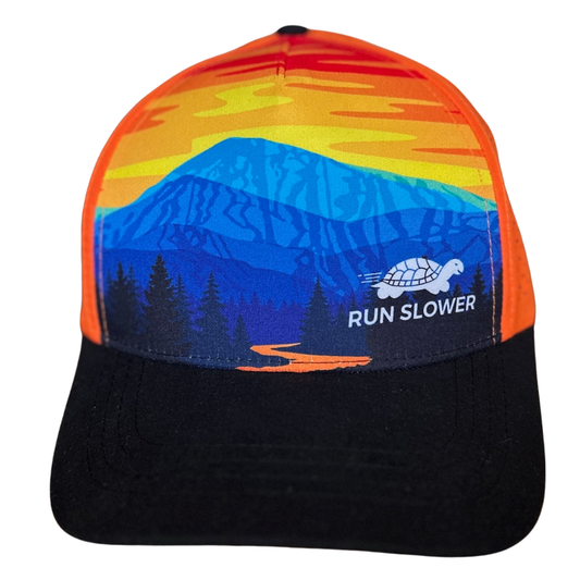 Running Trucker Hat - Sugarloaf Mountain Maine