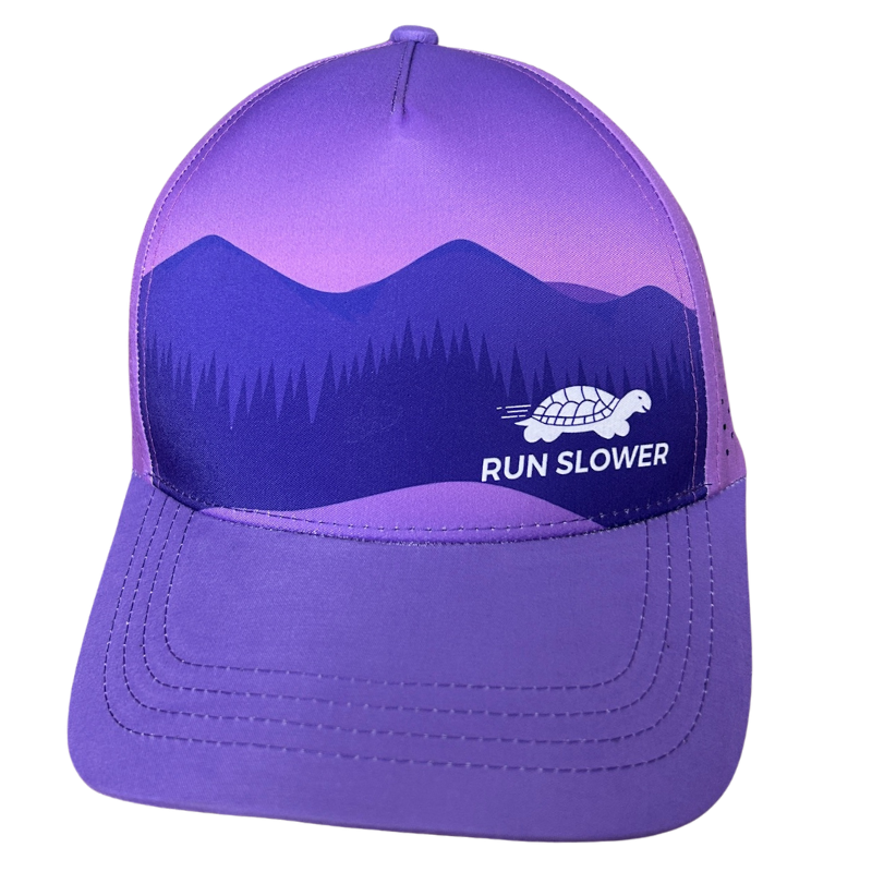 Run Slower Running Trucker - Choose Joy