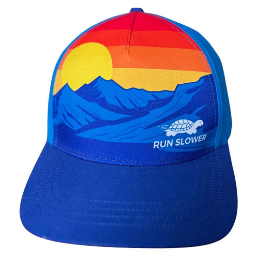 Run Slower Running Trucker - Blue Ridge Running Trucker