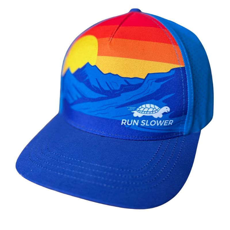 Run Slower Running Trucker - Blue Ridge