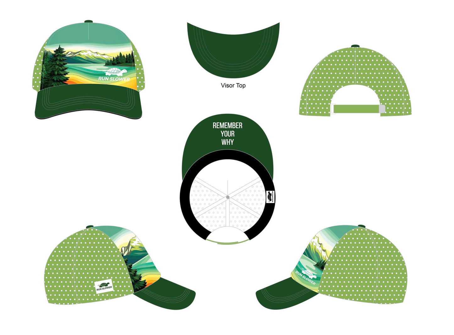 Running Trucker Hat - Remember Your Why