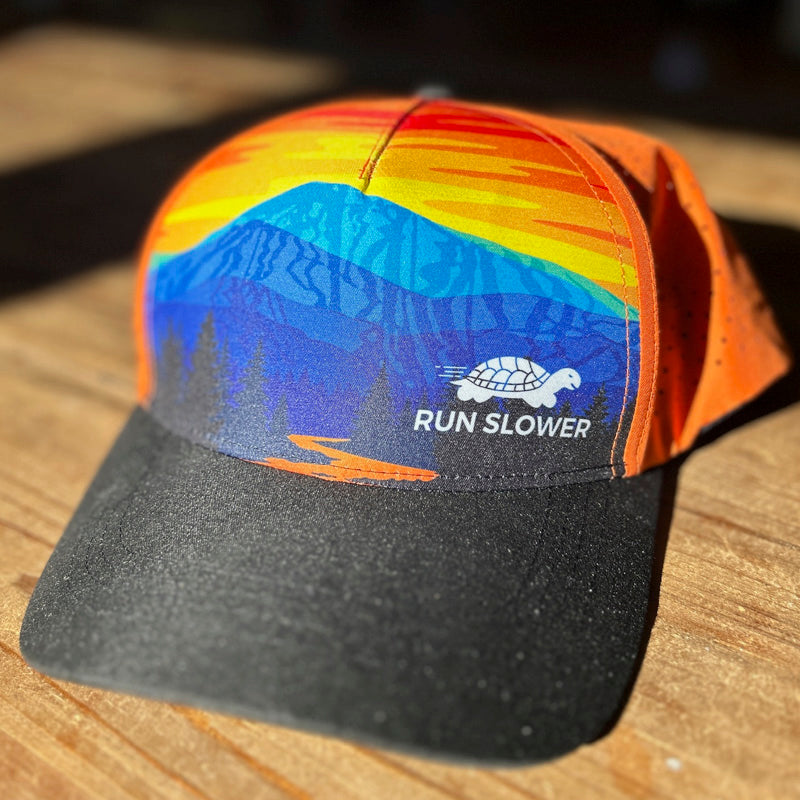 Running Trucker Hat - Sugarloaf Mountain Maine