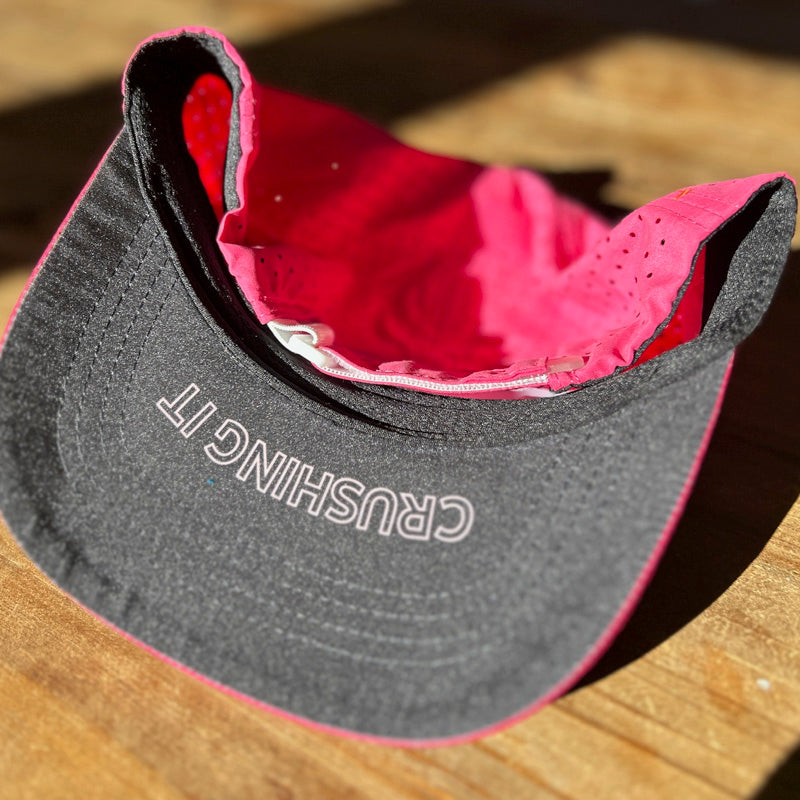 Running Trucker Hat - Pink Peaks