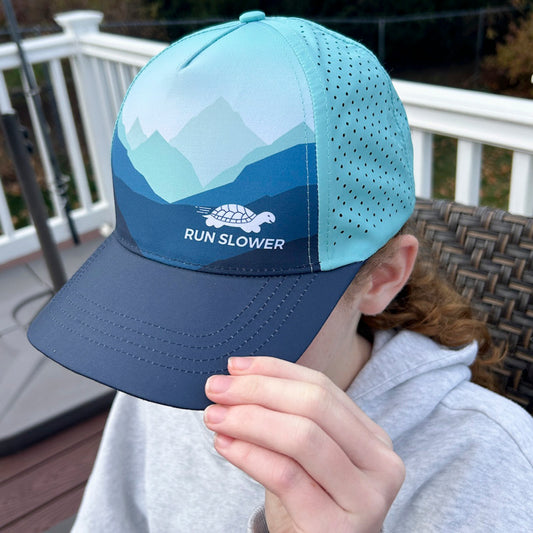 Running Trucker Hat - Blue Horizon Peaks