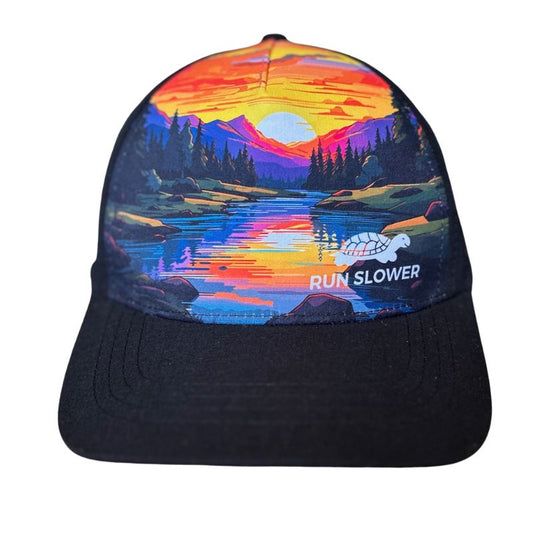 Running Trucker Hat - Summit Serenity