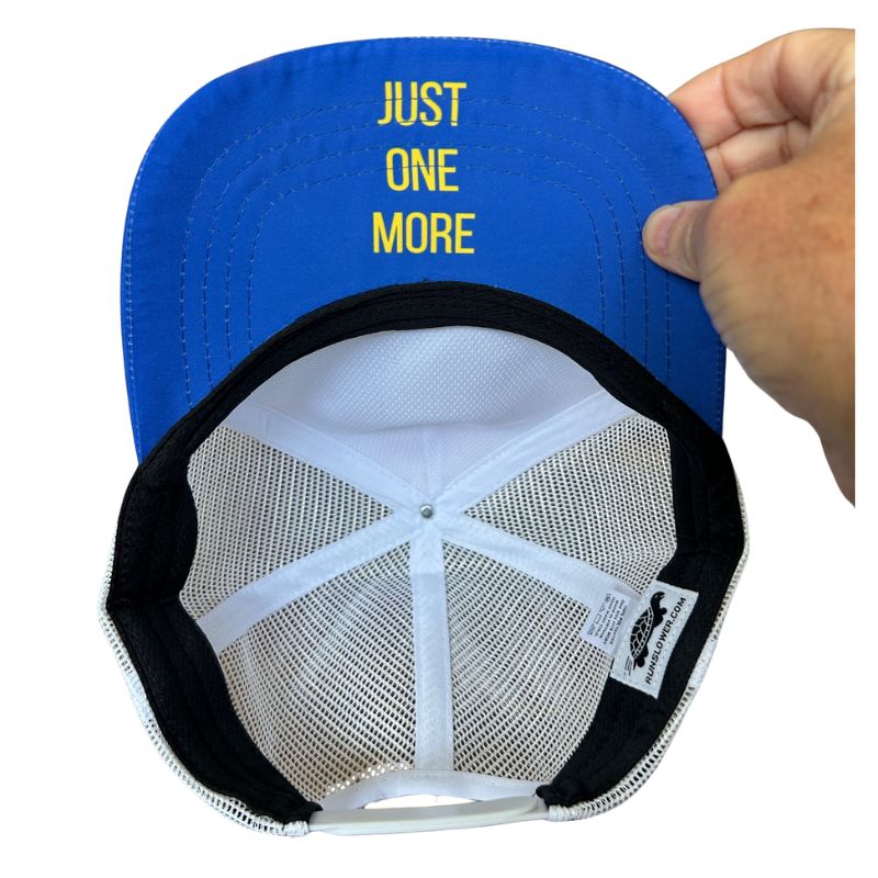 5-Panel Performance Trucker Hat - Just One More Hop Hat