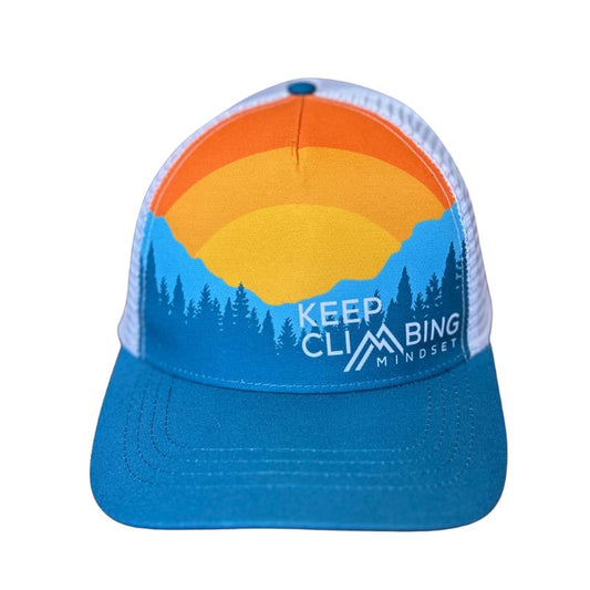 5-Panel Performance Trucker Hat - Keep Climbing Mindset