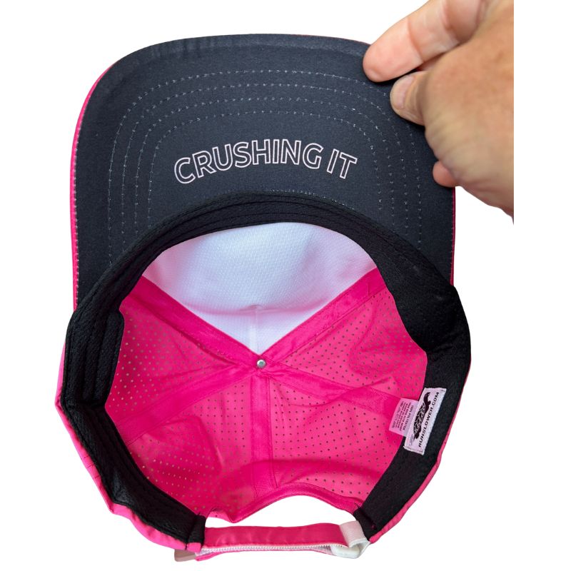 Running Trucker Hat - Pink Peaks