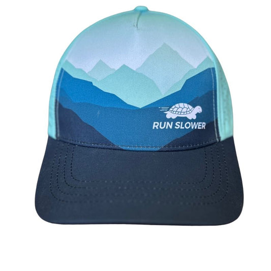 Running Trucker Hat - Blue Horizon Peaks